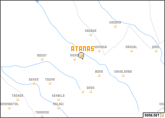 map of Atanas