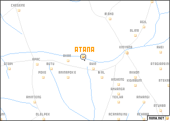 map of Atana