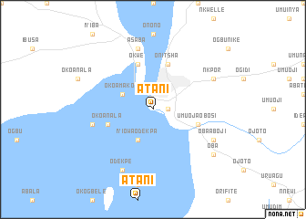 map of Atani