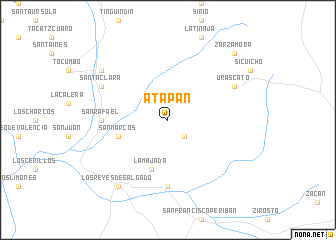 map of Atapan