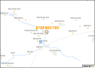 map of Atʼarbekyan