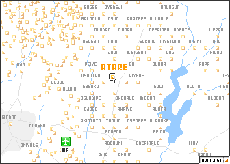 map of Atare