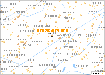 map of Atāri Ajīt Singh