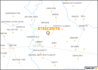 map of Atascosito