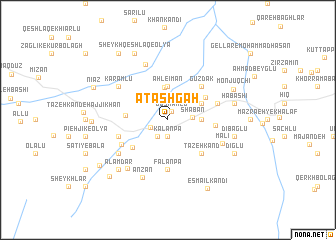 map of Ātashgāh
