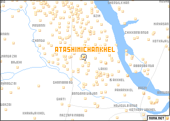 map of Atāshi Michan Khel