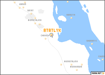 map of Atatlyk