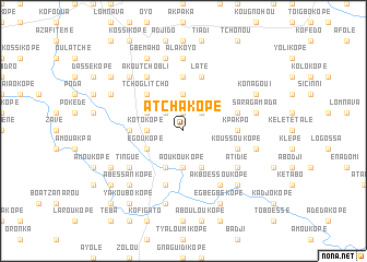 map of Atchakopé