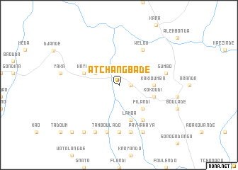 map of Atchangbadé