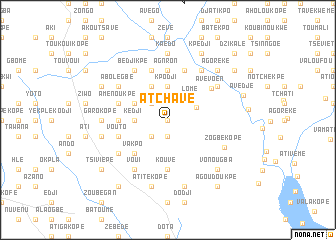map of Atchavé