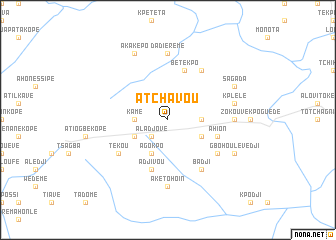 map of Atchavou