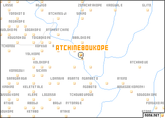 map of Atchinéboukopé