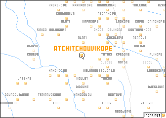 map of Atchitchouvikopé