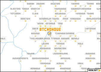 map of Atchohoué
