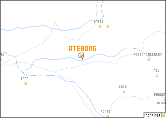 map of Atebong