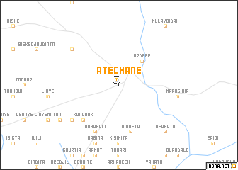 map of Atéchane