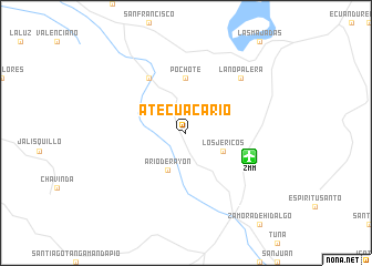 map of Atecuacario