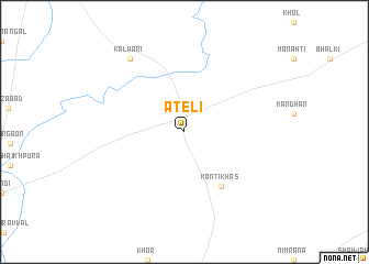map of Ateli