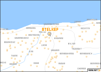 map of At el Kef