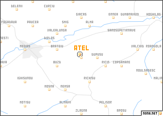 map of Aţel