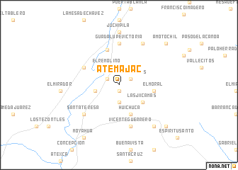 map of Atemajac