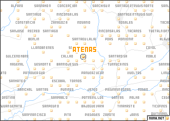 map of Atenas