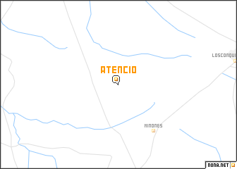 map of Atencio