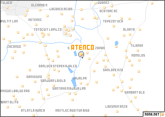 map of Atenco