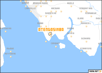 map of Atenda-Simba