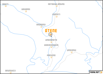 map of Atene