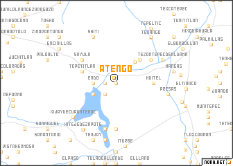 map of Atengo