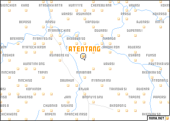 map of Atentang