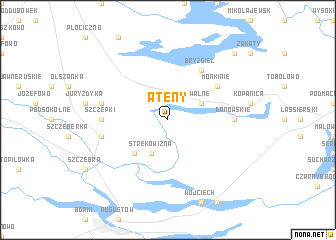 map of Ateny