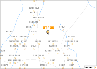 map of Atépa