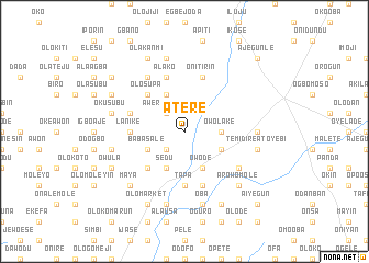 map of Atere