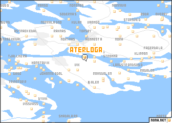 map of Återlöga