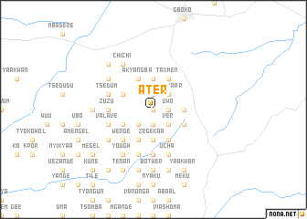 map of Ater