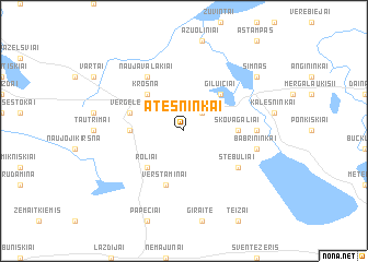 map of Atesninkai