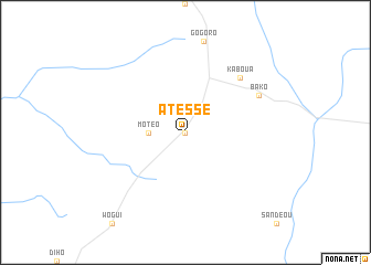 map of Atessé