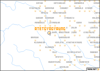 map of Atet Gyogyaung