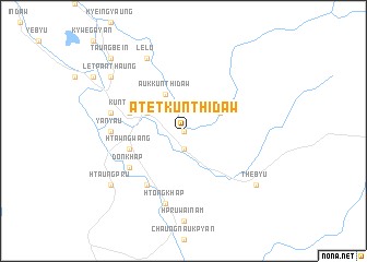 map of Atet Kunthidaw