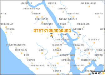 map of Atet Kyaungdaung