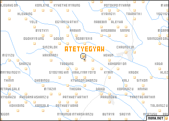 map of Atet Yegyaw