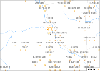 map of Até