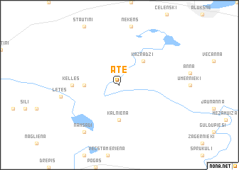 map of Ate