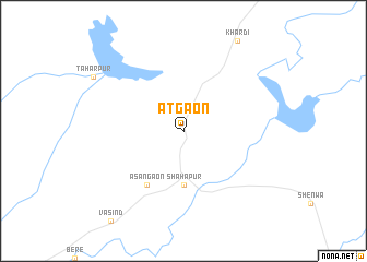 map of Atgaon