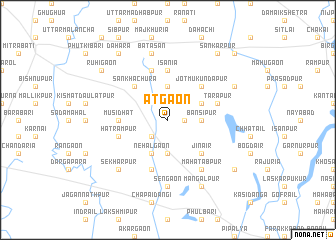 map of Ātgāon