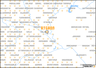 map of Ātgaon