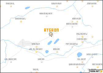 map of Atgaon