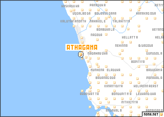 map of Athagama